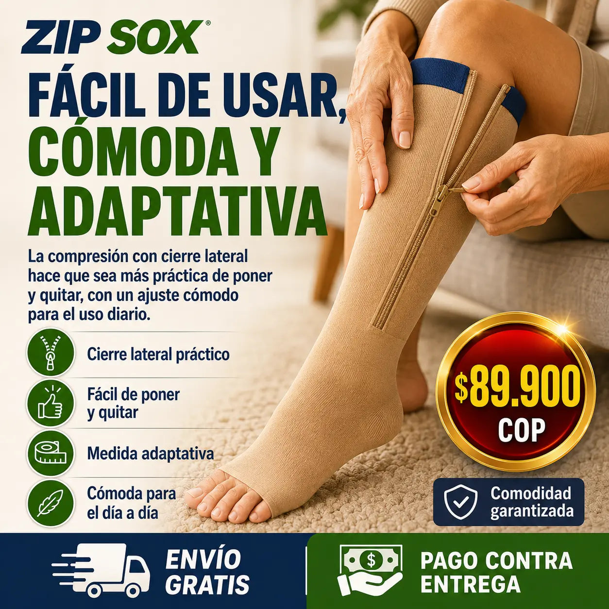 ZIP SOX Cierre inteligente